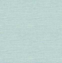 2901-24282 Agave Bliss Teal Faux Grasscloth Wallpaper