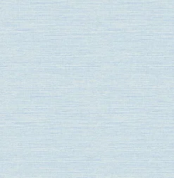 2902-24283 Agave Blue Faux Grasscloth Wallpaper