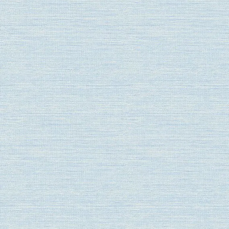 3117-24283 Agave Sky Blue Faux Grasscloth Wallpaper