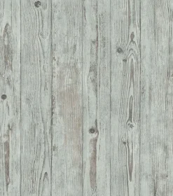 4015-427332 Albright Light Blue Weathered Oak Panels Wallpaper