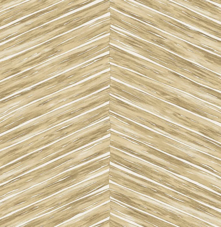 2766-23778 Aldie Khaki Chevron Weave Wallpaper