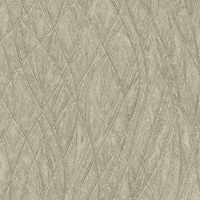 2758-8011 Allegro Silver Embossed Wallpaper