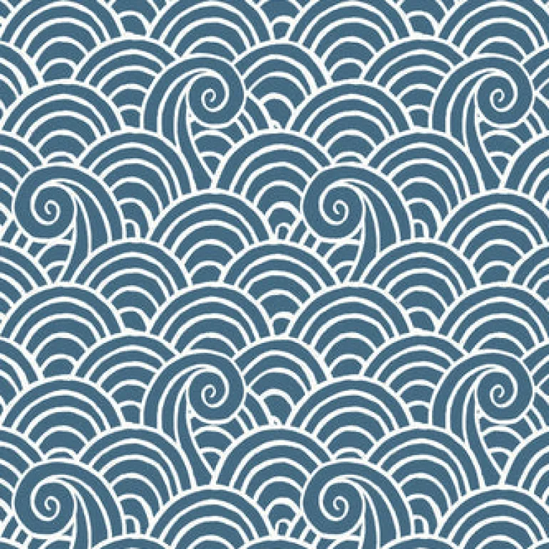 4081-26309 Alorah Blue Wave Wallpaper