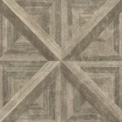 2922-25372 Angeline Brown Geometric Wood Wallpaper