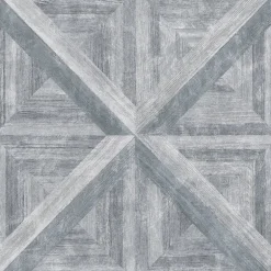 2922-25373 Angeline Grey Geometric Wood Wallpaper
