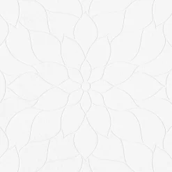 4000-9507-10 Anselm White Floral Bloom Paintable Wallpaper