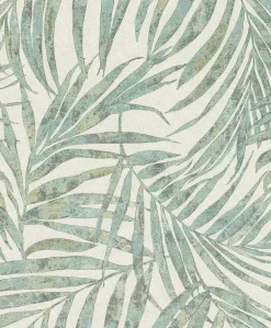 4035-617443 Anzu Green Frond Wallpaper