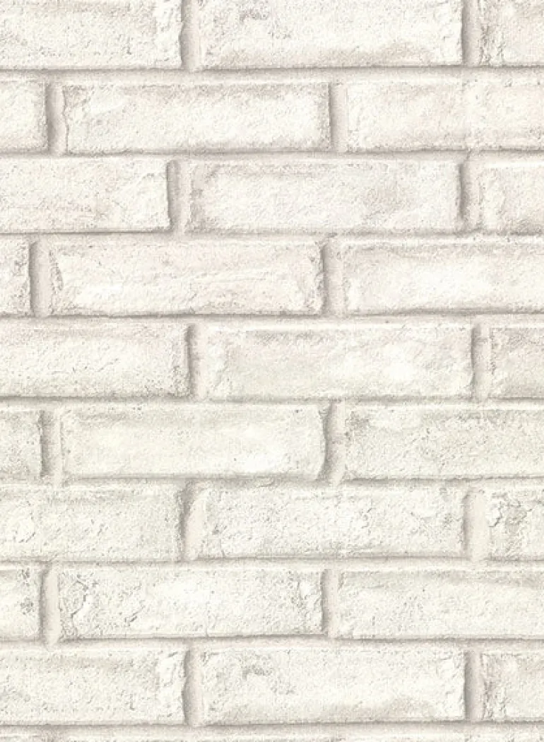 2921-50110 Appleton Off-White Faux Weathered Brick Wallpaper