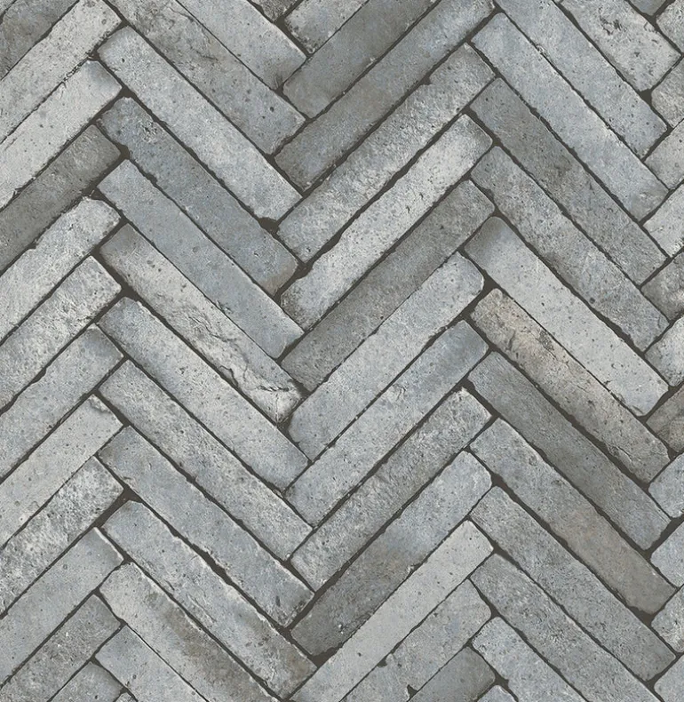 2767-23758 Arrow Grey Diagonal Slate Wallpaper