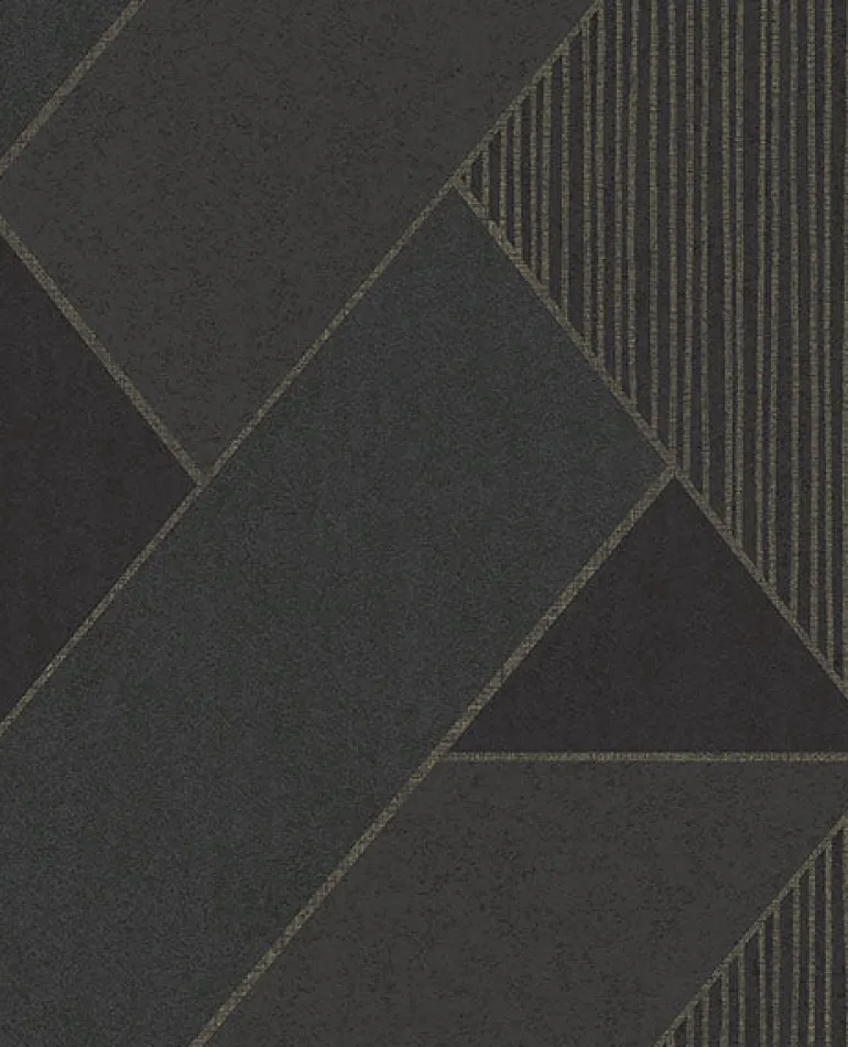 395834 Art Deco Dark Blue Glam Geometric Wallpaper