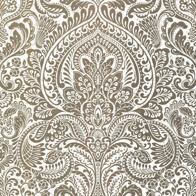 4019-86441 Artemis Gold Floral Damask Wallpaper