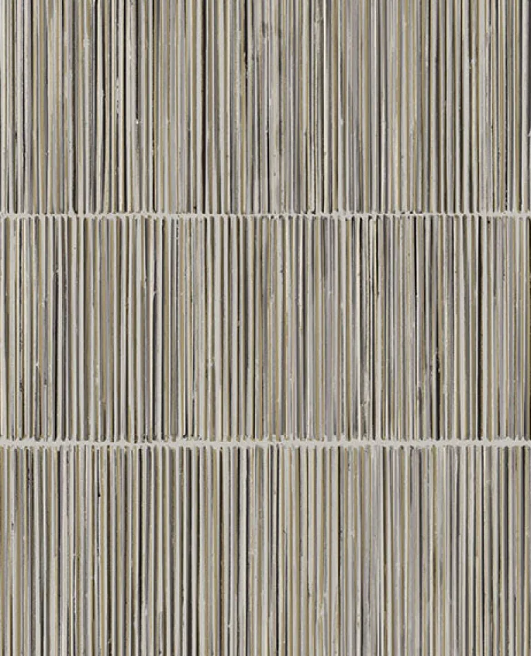 391512 Aspen Grey Natural Stripe Wallpaper