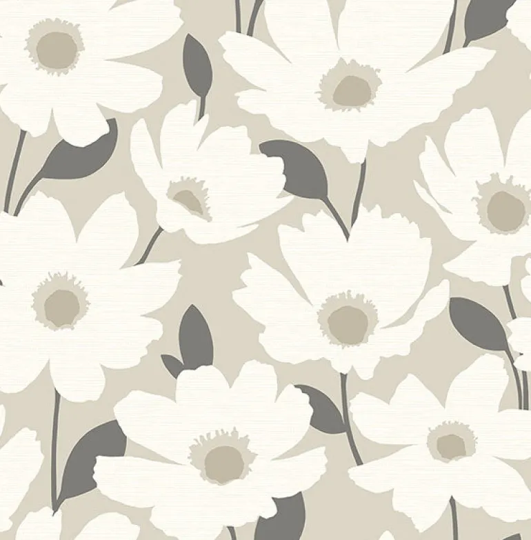 2904-25675 Astera Beige Floral Wallpaper