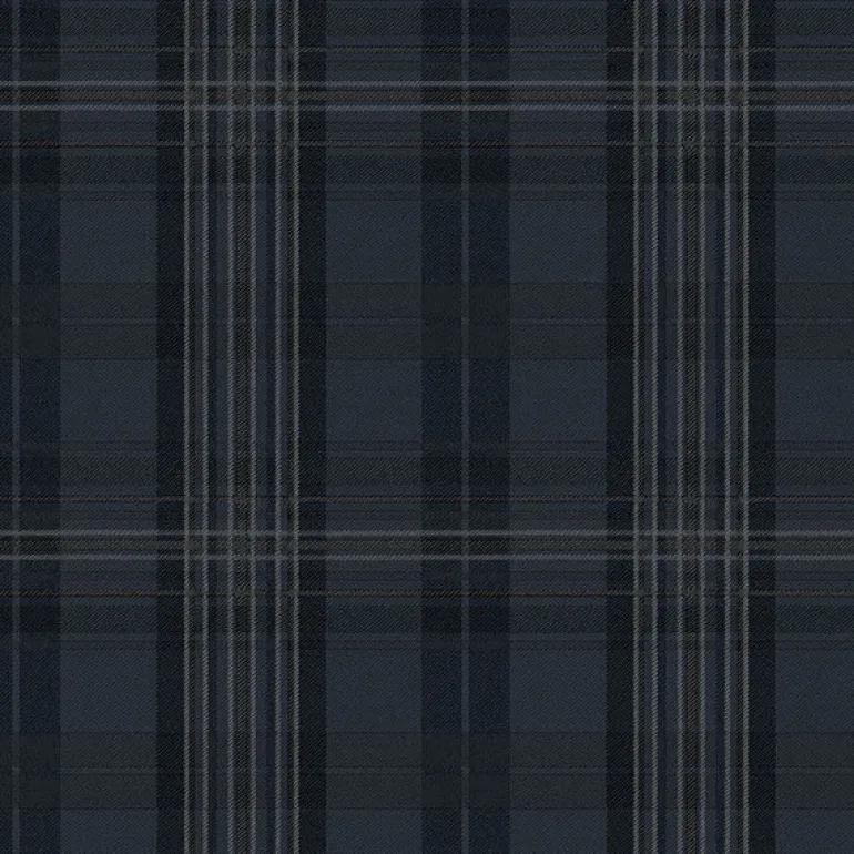 3123-330213 Austin Navy Plaid Wallpaper