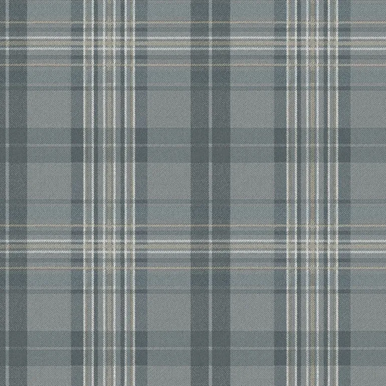 3123-330214 Austin Slate Plaid Wallpaper