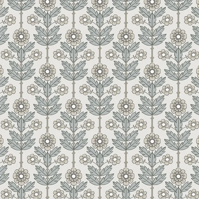 2948-28005 Aya White Floral Wallpaper