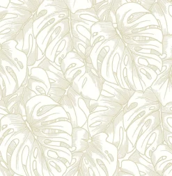 2964-87341 Balboa Gold Botanical Wallpaper