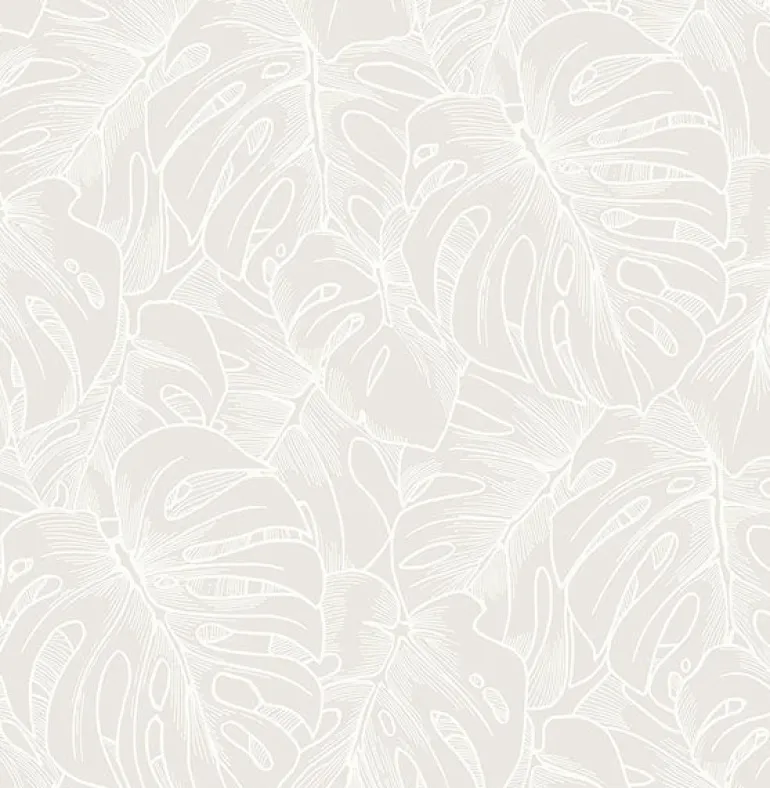 2964-87340 Balboa White Botanical Wallpaper