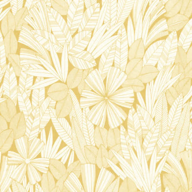 4081-26343 Bannon Yellow Leaves Wallpaper