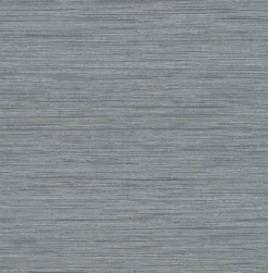 2964-25963 Barnaby Slate Faux Grasscloth Wallpaper
