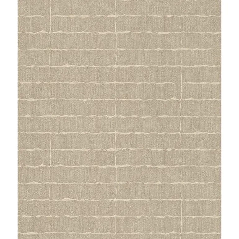 376074 Batna Taupe Brick Wallpaper