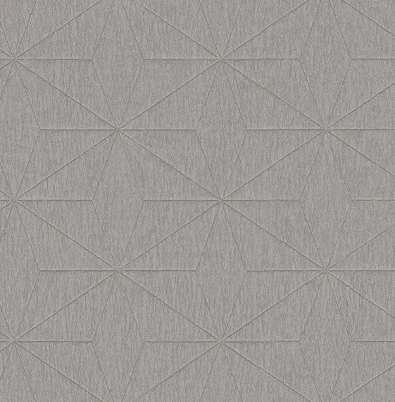 2896-25341 Bernice Silver Diamond Geometric Wallpaper