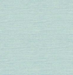 2767-24282 Bluestem Aqua Grasscloth Wallpaper