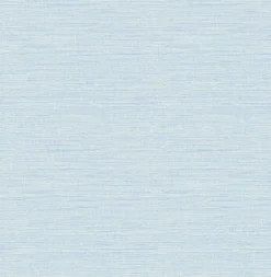 2767-24283 Bluestem Blue Grasscloth Wallpaper