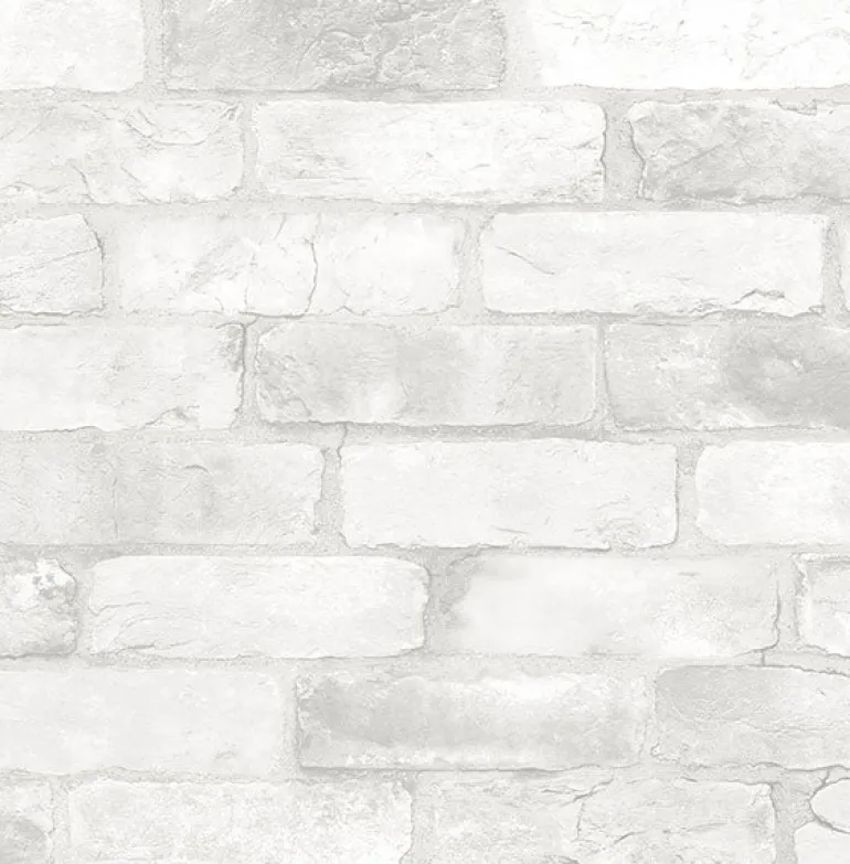 2766-22321 Bushwick Off-White Reclaimed Bricks Wallpaper