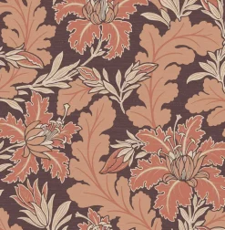 2970-26144 Butterfield Burgundy Floral Wallpaper