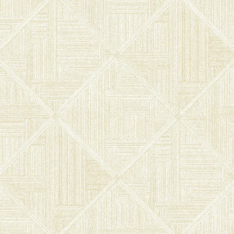 2975-26209 Cade Yellow Geometric Wallpaper