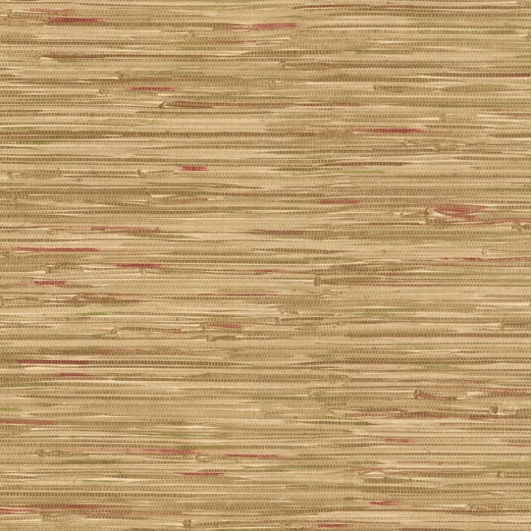2767-44139 Cate Multicolor Vinyl Grasscloth Wallpaper