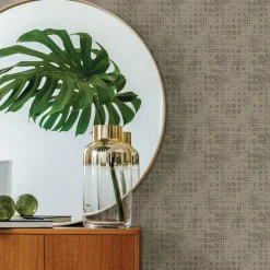 4019-86410 Celeste Gold Geometric Wallpaper