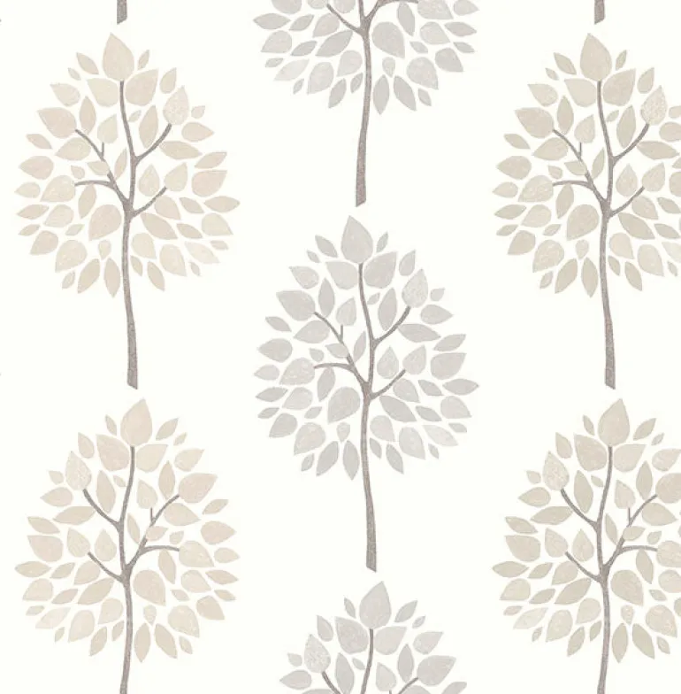 2836-24967 Ceres Grey Tree Wallpaper