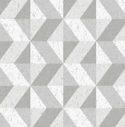 2908-25314 Cerium Grey Concrete Geometric Wallpaper
