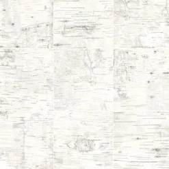 3118-12643 Champlain Off-White Grid Wood Wallpaper