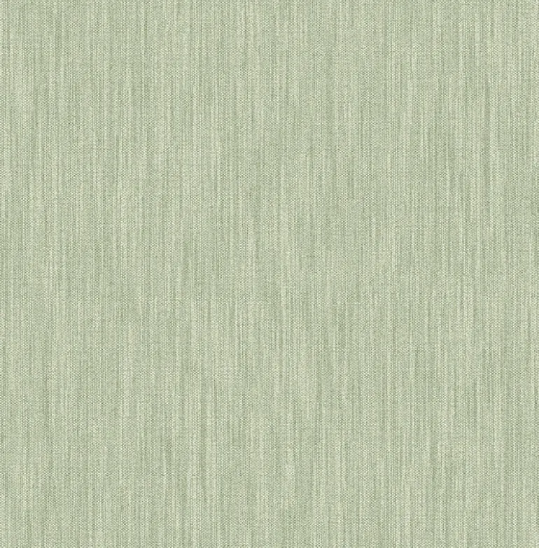 2903-25282 Chenille Sage Faux Linen Wallpaper