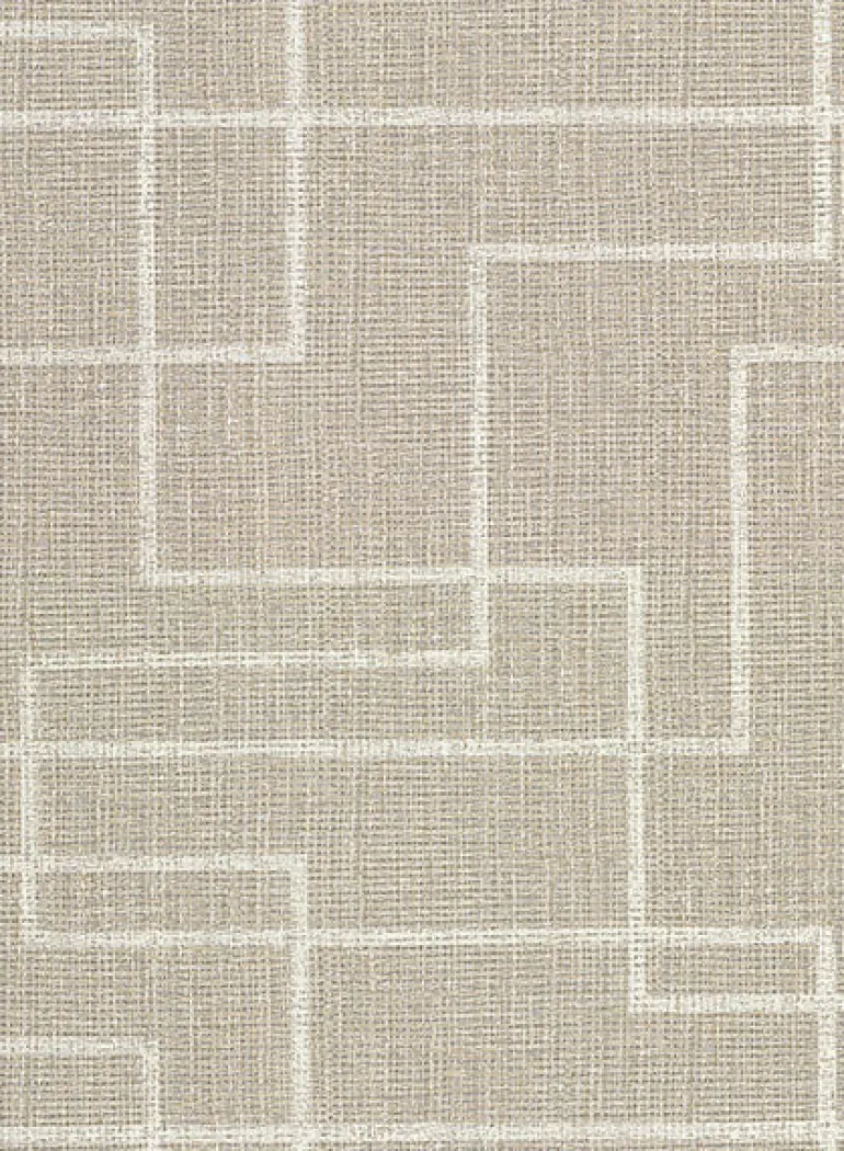 2921-50507 Clarendon Brown Faux Grasscloth Wallpaper