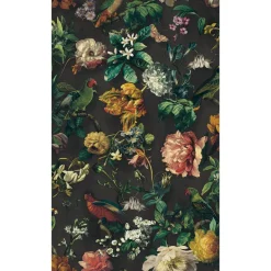 307300 Claude Black Floral Wallpaper