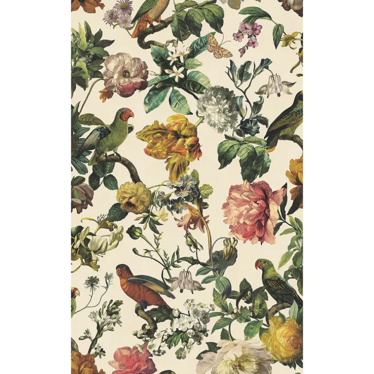 307301 Claude Cream Floral Wallpaper