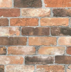 2904-22300 Cody Rust Reclaimed Bricks Wallpaper