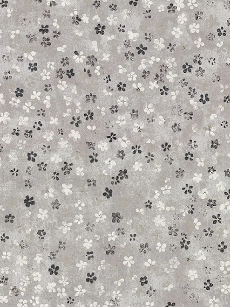 2904-00207 Cosima Grey Miniature Floral Wallpaper