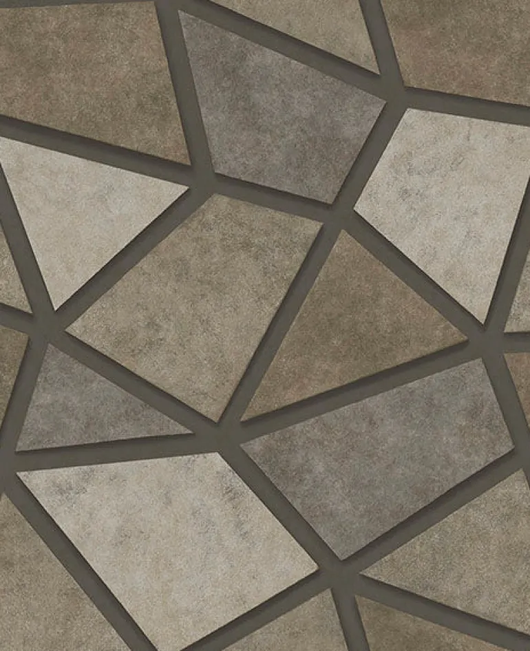 2896-25348 Coty Stone Geometric Patchwork Wallpaper