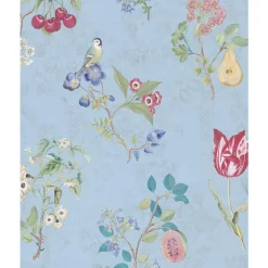 375024 Danique Light Blue Garden Wallpaper