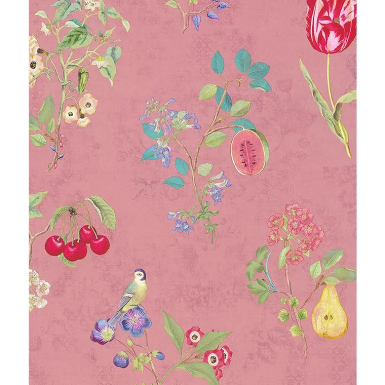 375023 Danique Mauve Garden Wallpaper