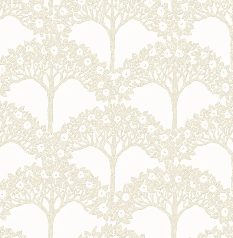 2970-26113 Dawson Beige Magnolia Tree Wallpaper