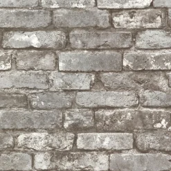 2922-21259 Debs Dove Exposed Brick Wallpaper
