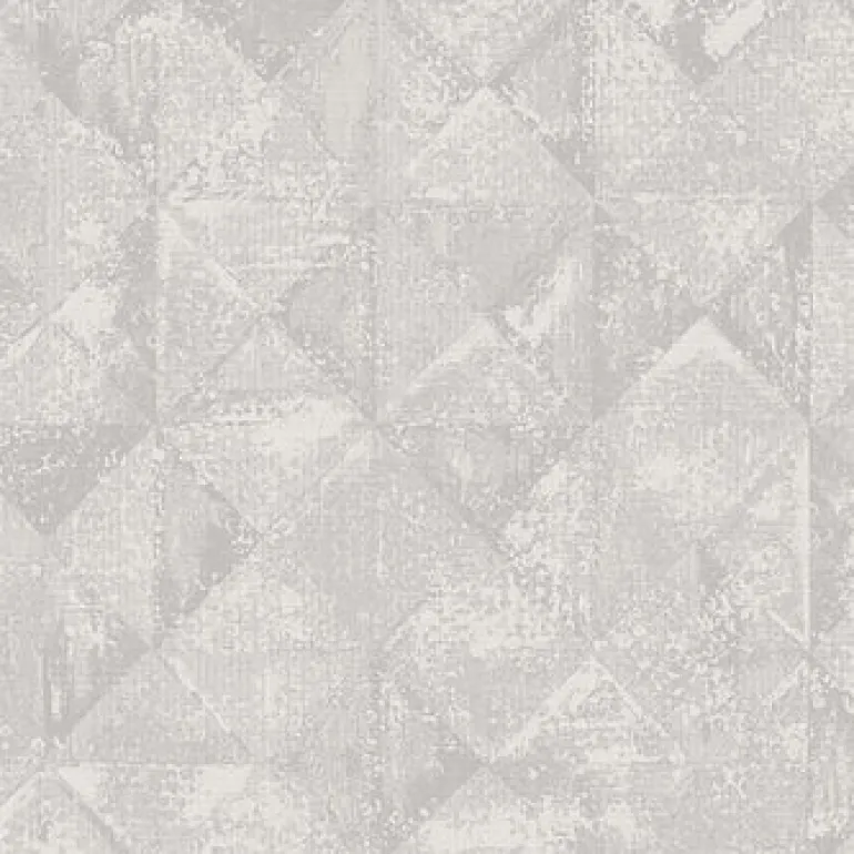 2976-86554 Demir Grey Distressed Geometric Wallpaper