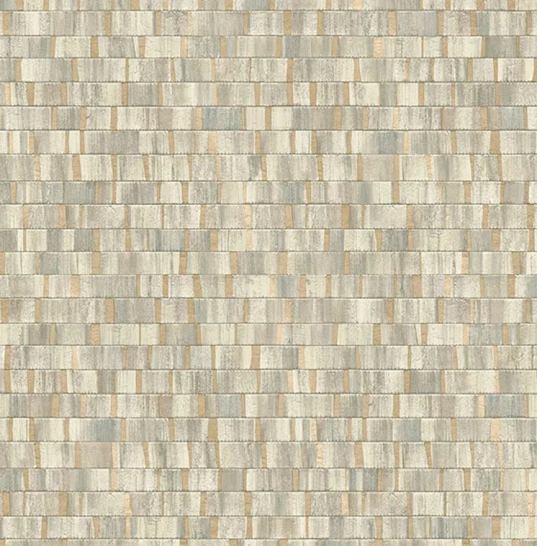 2908-24959 Dobby Gold Geometric Wallpaper