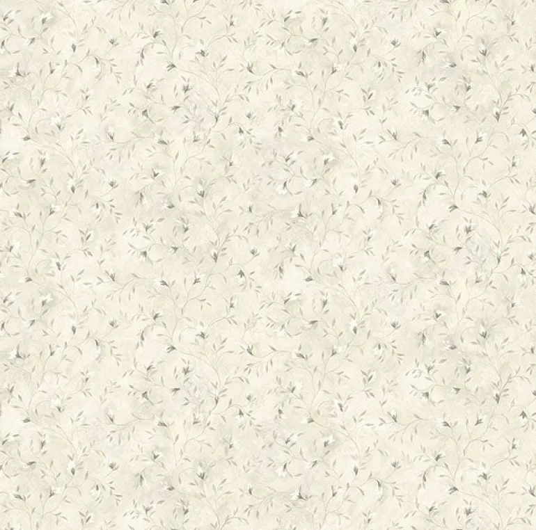 3119-21615 Eleanor Grey Folk Botanical Trail Wallpaper